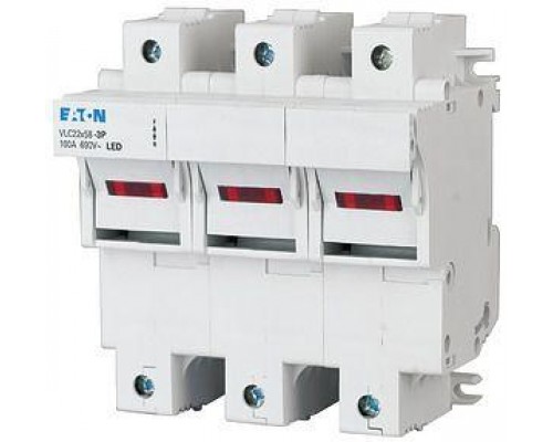 Держатель/разъединитель цилиндр. вставок 22х58 3P VLC22-3P/L EATON 192371