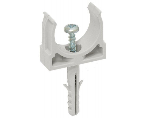Держатель с защелкой и дюбелем CT20 ИЭК CTA10D-CT20-K41-100