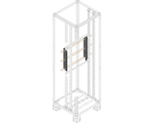 Держатель шинный 3/185 для 60х10 ABB ZX551