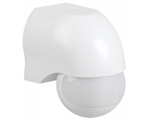 Детектор движения ДД 010 1100Вт угол. обз. 180град. IP44 бел. ИЭК LDD10-010-1100-001