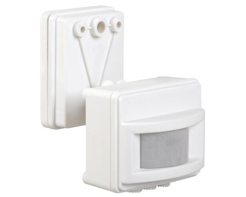 Детектор движения ДД 017 1100Вт угол обз. 120град. дальн. 12м IP44 бел. ИЭК LDD13-017-1100-001