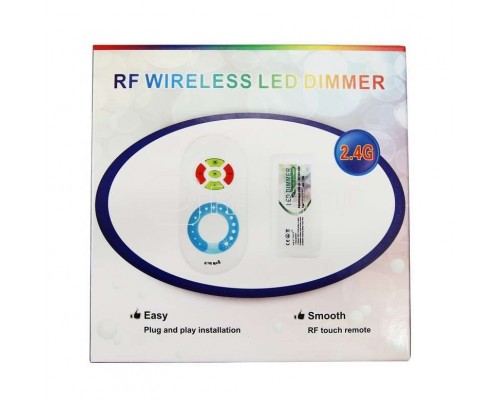 Диммер LED 85х45х22мм 144Вт 12-24В 2.4G IP20 одноканал. беспроводной NEON-NIGHT 143-103-3