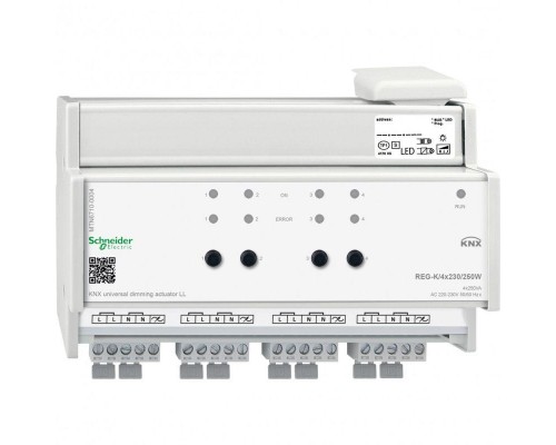 Диммер универсальный LED REG 4х230 250Вт SchE MTN6710-0004