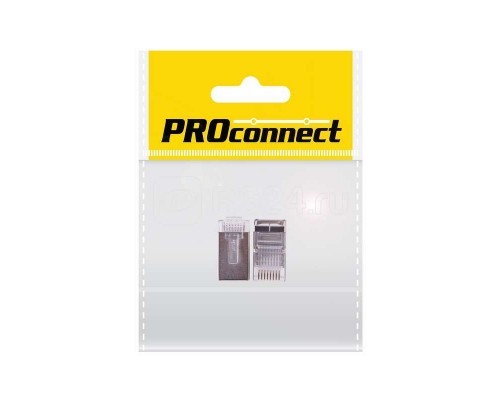 Джек штекер 8Р8С CAT 5е с экраном (уп.2шт) PROCONNECT 05-1023-8