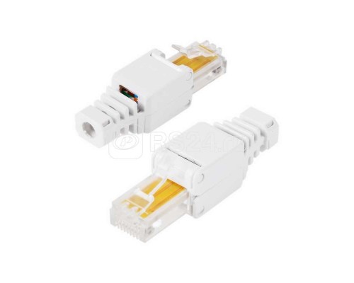 Джек штекер RJ45 8Р8С быстрозажимной ручной Rexant 05-1051