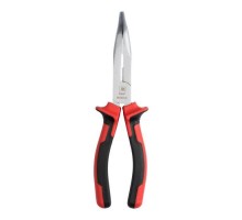 Длинногубцы изогнутые 200мм Master Basic EKF dgi-200-mas