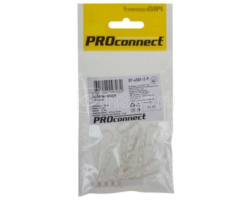 Дюбель-хомут 5-10 бел. (уп.10шт) PROCONNECT 07-4501-2-9