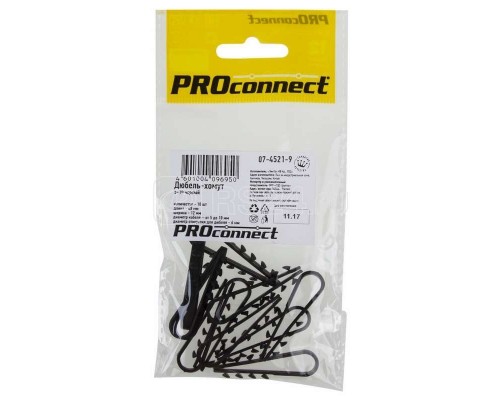 Дюбель-хомут 5-10 черн. (уп.10шт) PROCONNECT 07-4521-9