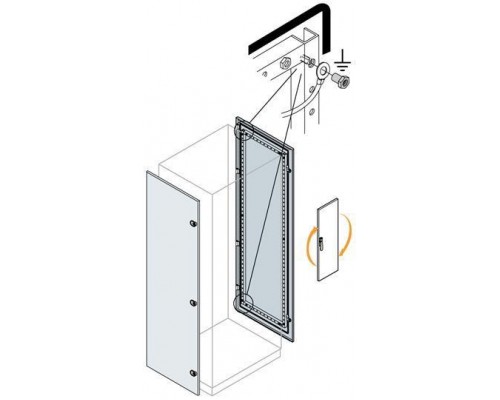 Дверь боковая 2000х600мм ABB EC2061K