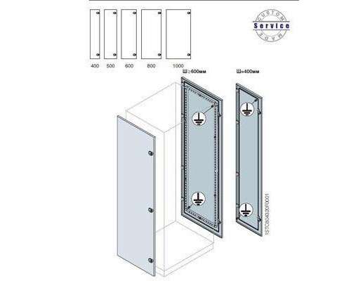Дверь боковая 2200х1000мм ABB EC2211K