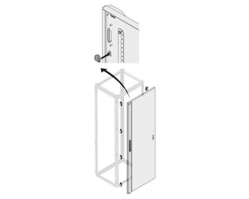 Дверь глухая IP40 H=2000мм W=600мм ABB 1STQ007370A0000