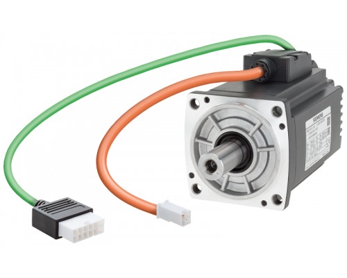Электродвигатель SIMOTICS S-1FL6 SUPPLY VOLTAGE 230В 3AC PN=0.75кВ NN=3000RPM M0=2.39NM MN=2.39NM SHAFT HEIGHT 40мм ENCODER INCREMENTAL TTL 2500PPR IP65 Siemens 1FL60422AF211AG1