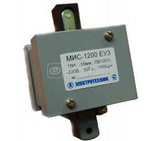 Электромагнит МИС-1200 ЕУ3 220В толкающее исп. ПВ 100% IP20 с жесткими выводами Электротехник ET502255