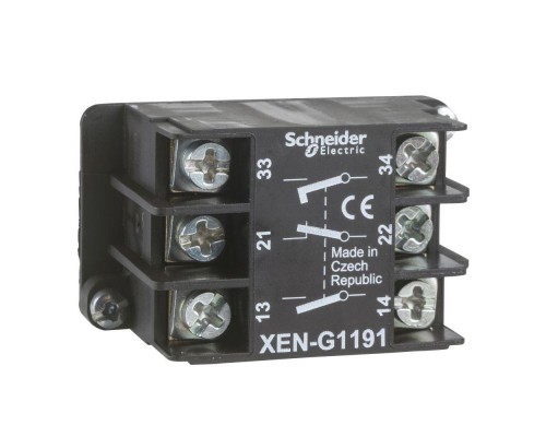 Элемент контактный NC+NO+NO SchE XENG1491