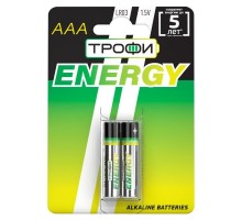 Элемент питания алкалиновый LR03-2BL ECO (блист.2шт) Трофи Б0017043