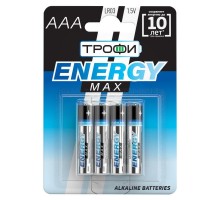 Элемент питания алкалиновый LR03-4BL ULTRA (блист.4шт) Трофи Б0015137