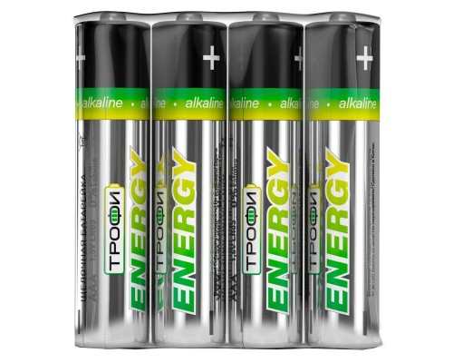 Элемент питания алкалиновый LR03-4S ECO (уп.4шт) Трофи Б0017041