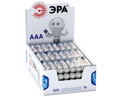 Элемент питания алкалиновый LR03-4S promo-box (уп.4шт) ЭРА Б0018950