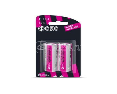 Элемент питания алкалиновый LR14 Super Alkaline BL-2 (уп.2шт) ФАZА 2858504