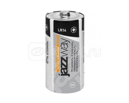 Элемент питания алкалиновый LR14 Ultra Alkaline BL-2 (блист.2шт) JAZZway 5005105