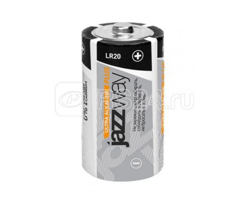 Элемент питания алкалиновый LR20 Ultra Alkaline BL-2 (блист.2шт) JAZZway 5005136