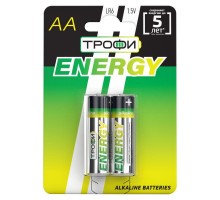 Элемент питания алкалиновый LR6-2BL ECO (блист.2шт) Трофи Б0017045