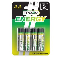 Элемент питания алкалиновый LR6-4BL ECO (блист.4шт) Трофи Б0017046