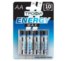 Элемент питания алкалиновый LR6-4BL ULTRA (блист.4шт) Трофи Б0015138