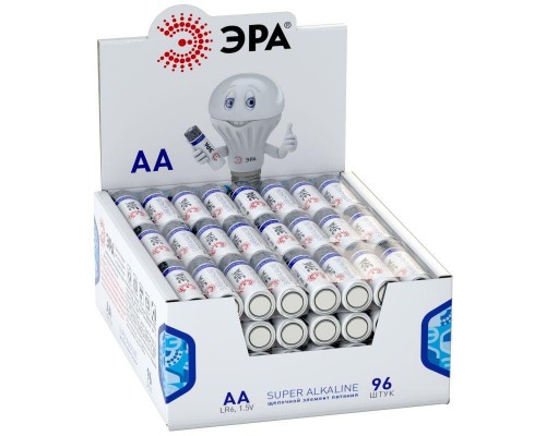 Элемент питания алкалиновый LR6-4S promo-box (уп.4шт) ЭРА Б0018951