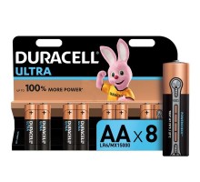 Элемент питания алкалиновый LR6-8BL Ultra (блист.8шт) Duracell Б0038763