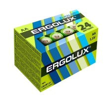 Элемент питания алкалиновый LR6 Alkaline BP-24 (уп.24шт) NEW Ergolux 14212