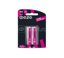 Элемент питания алкалиновый LR6 Super Alkaline BL-2 (уп.2шт) ФАZА 2858443