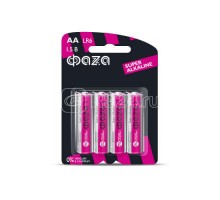 Элемент питания алкалиновый LR6 Super Alkaline BL-4 (уп.4шт) ФАZА 5000285