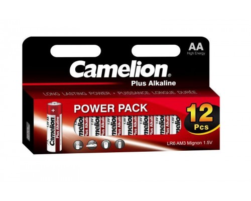 Элемент питания алкалиновый LR LR6 BL-12 (блист.12шт) Camelion 5818