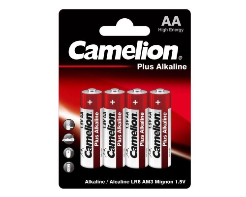 Элемент питания алкалиновый LR LR6 BL-4 (блист.4шт) Camelion 7370