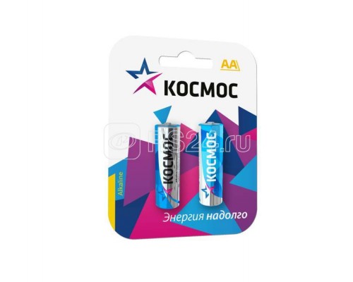 Элемент питания алкалиновый LR LR6 BP-2 (блист.2шт) Космос KOCLR62BL