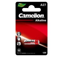 Элемент питания алкалиновый для пультов сигнализаций LR27A Mercury Free A27-BP1 12В BL-1 (блист.1шт) Camelion 12829