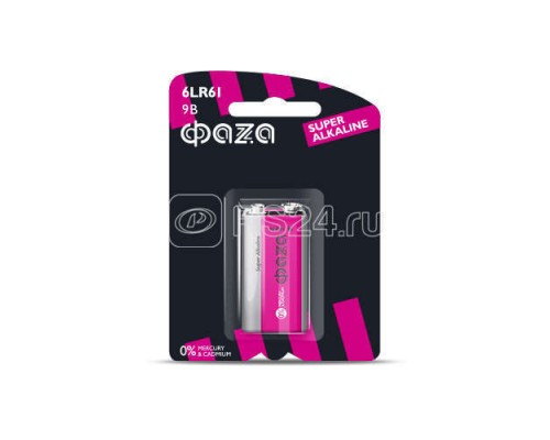 Элемент питания алкалиновый крона 6LR61 Super Alkaline BL-1 ФАZА 2858412