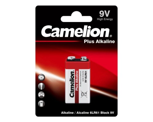 Элемент питания алкалиновый крона LR 6LF22 BL-1 (блист.1шт) Camelion 1655