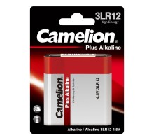 Элемент питания алкалиновый квадрат 3LR12 Plus Alkaline (батарейка 4.5В) (блист.1шт) Camelion 1656