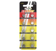 Элемент питания алкалиновый таблетка G3 (392) LR736 LR41 (блист.10шт) Трофи C0035065