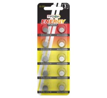 Элемент питания алкалиновый таблетка G5 (393) LR754 LR48 (блист.10шт) Трофи C0035053