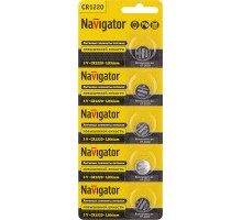 Элемент питания литиевый 94 778 NBT-CR1220-BP5 (блист.5шт) Navigator 94778