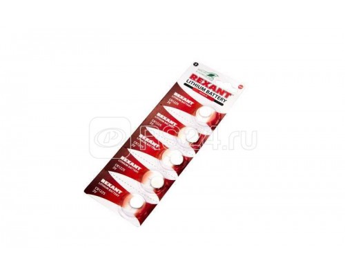 Элемент питания литиевый CR1225 3В 48мА.ч (блист.5шт) Rexant 30-1103