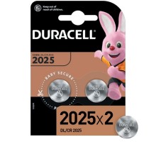 Элемент питания литиевый CR2025-2BL (блист.2шт) Duracell Б0037272