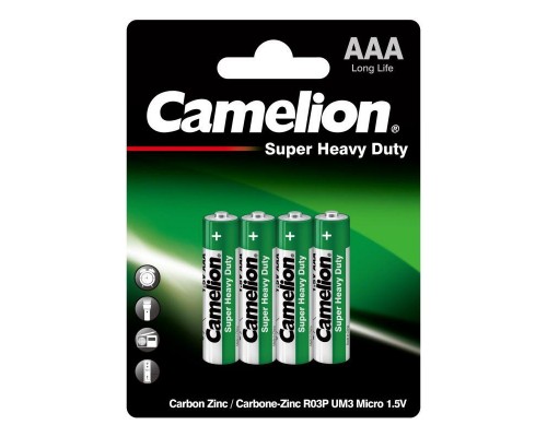 Элемент питания солевой R R03 BL-4 (блист.4шт) Camelion 1668