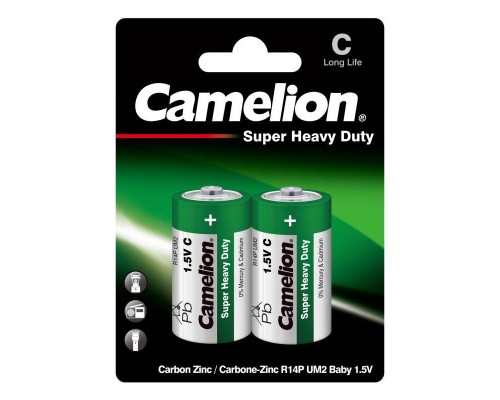 Элемент питания солевой R R14 BL-2 (блист.2шт) Camelion 1670