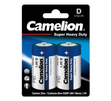Элемент питания солевой R R20P-BP2B BL-2 син. (блист.2шт) Camelion 3217