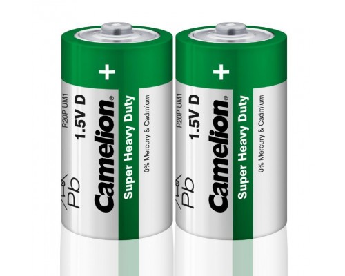 Элемент питания солевой R R20 (шринка 2шт) Camelion 1662