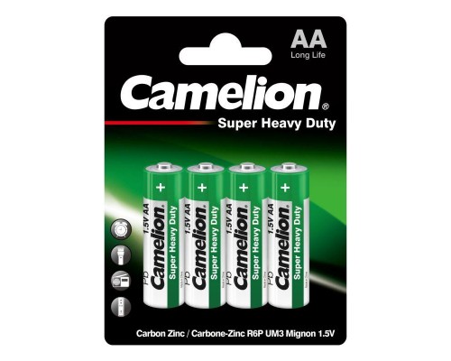 Элемент питания солевой R R6 BL-4 (блист.4шт) Camelion 1669